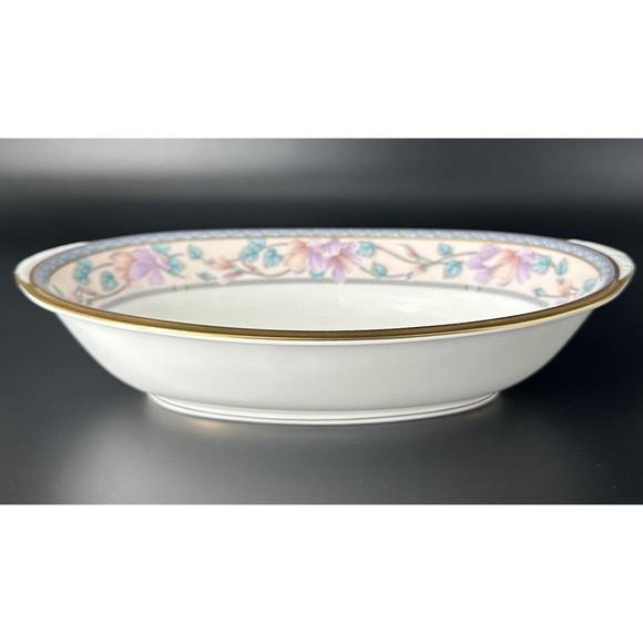 Noritake Embassy Suite Bone China Oval Dish with Gold Trim and Floral Pattern - Picture 4 of 8